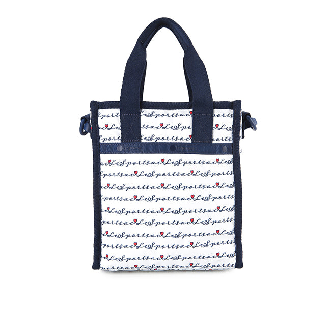 Mini N/S Tote In Marine Logo Border - 42385209819438