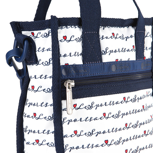 Mini N/S Tote In Marine Logo Border - 42385209852206