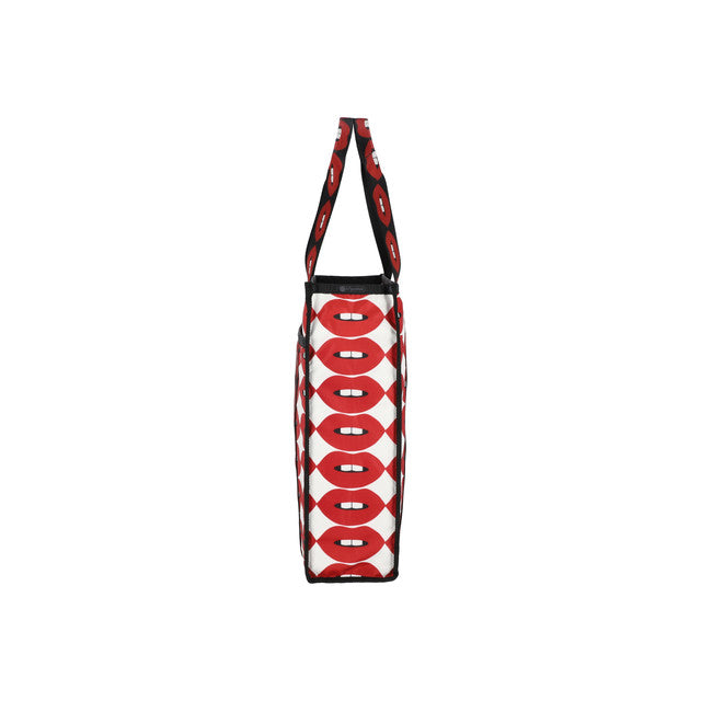 Lg Web Book Tote In Ll Lips Book Tote - 42071636345134