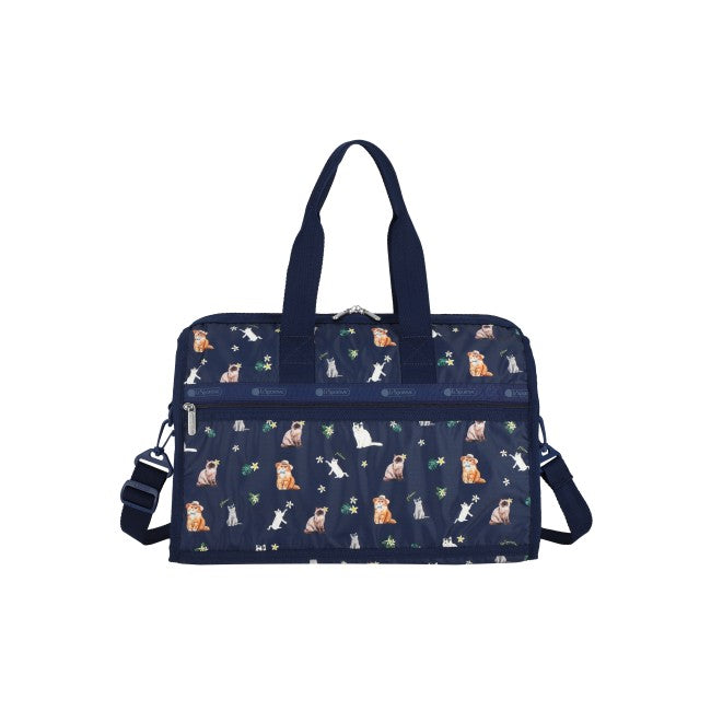 Deluxe Med Weekender In Tropical Meow Cat - 45055207899438