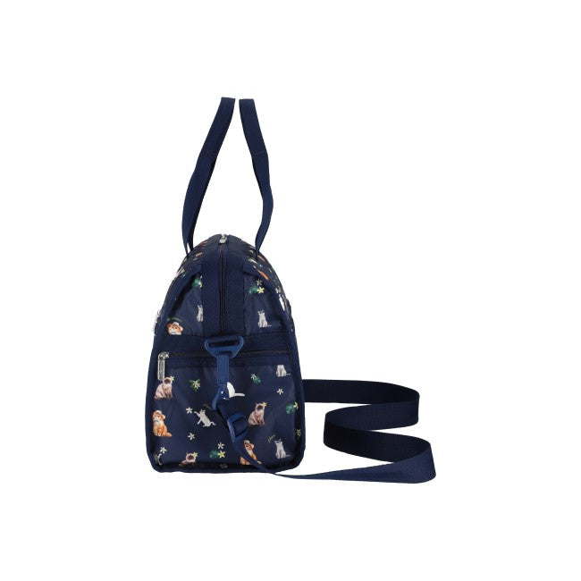 Deluxe Med Weekender In Tropical Meow Cat - 45055207997742