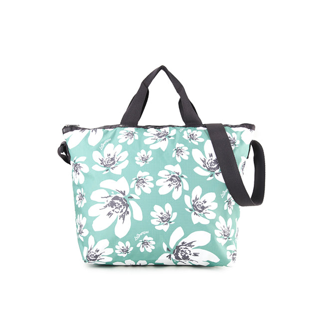 Deluxe Easy Carry Tote In Tropical Garden Green - 42171251491118