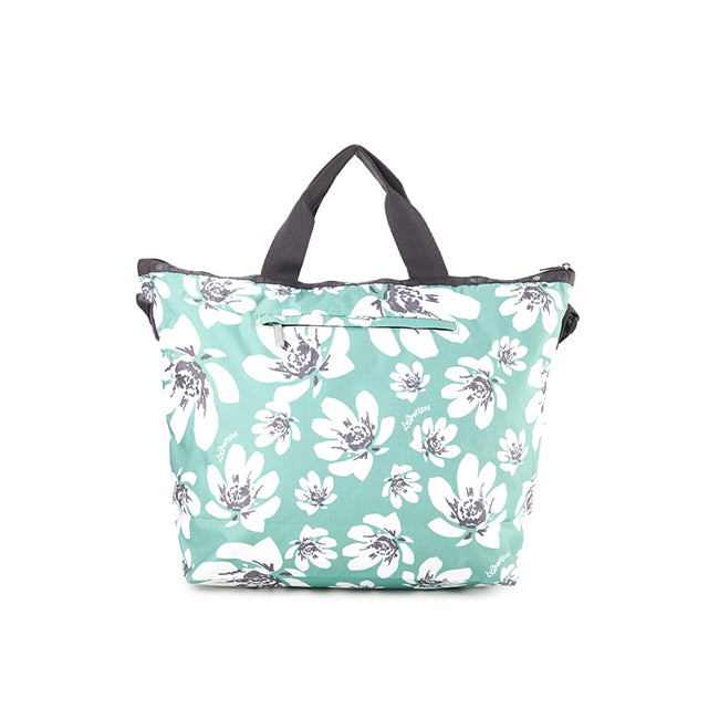 Deluxe Easy Carry Tote In Tropical Garden Green - 42171251556654