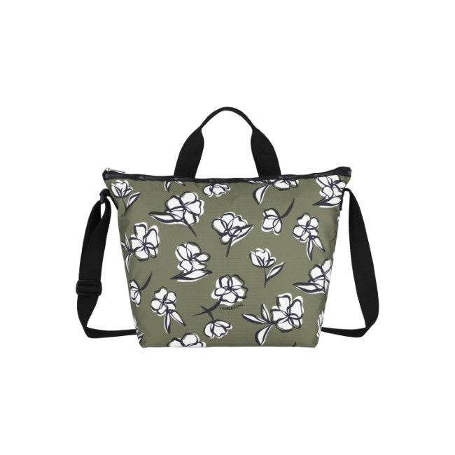 LeSportsac Unisex Deluxe Easy Carry Tote In Olive Floral Silhouette - 42627932061998
