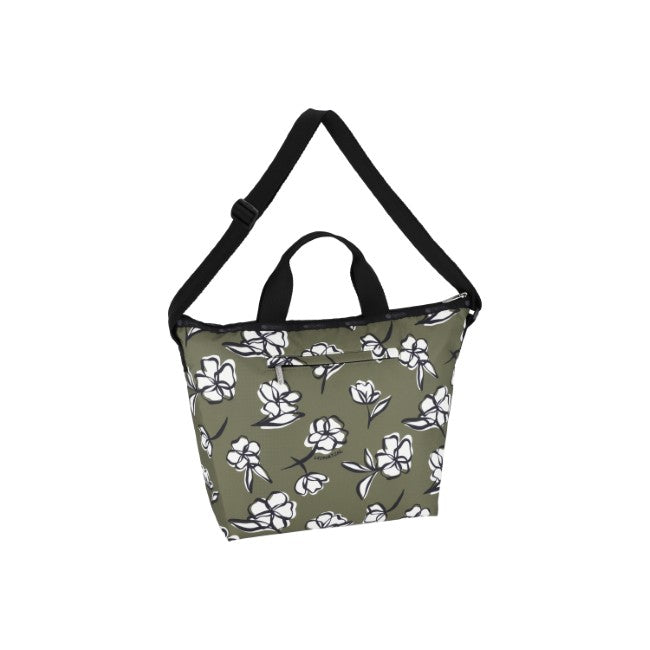 LeSportsac Unisex Deluxe Easy Carry Tote In Olive Floral Silhouette - 42627932094766