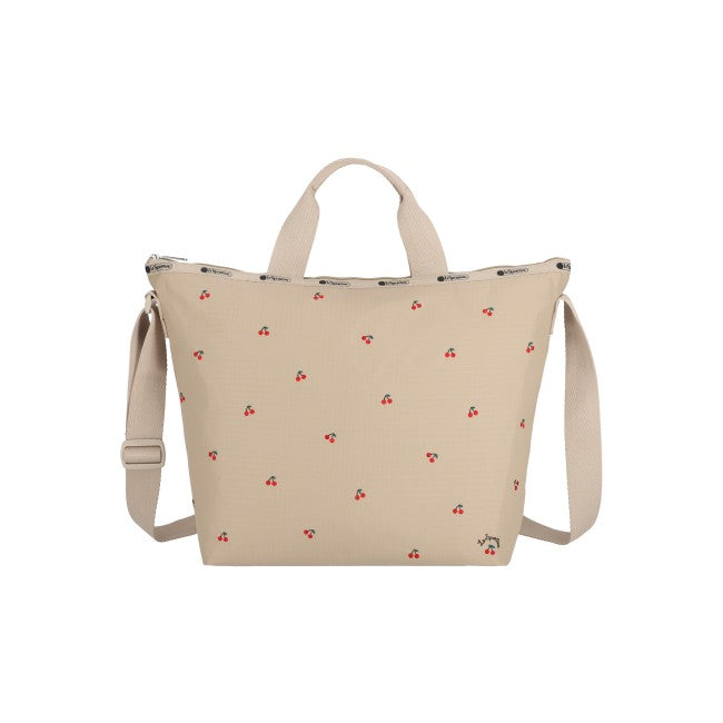 Deluxe Easy Carry Tote In Cherry Embroidery - 45055207637294