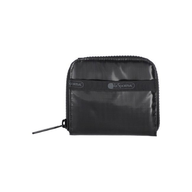 LeSportsac Unisex Wallet Claire In Black Shine - 44039318012206