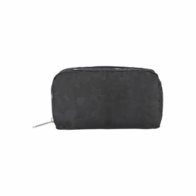 LeSportsac Unisex Rectangular Cosmetic In Black Floral Jacquard - 42627935961390