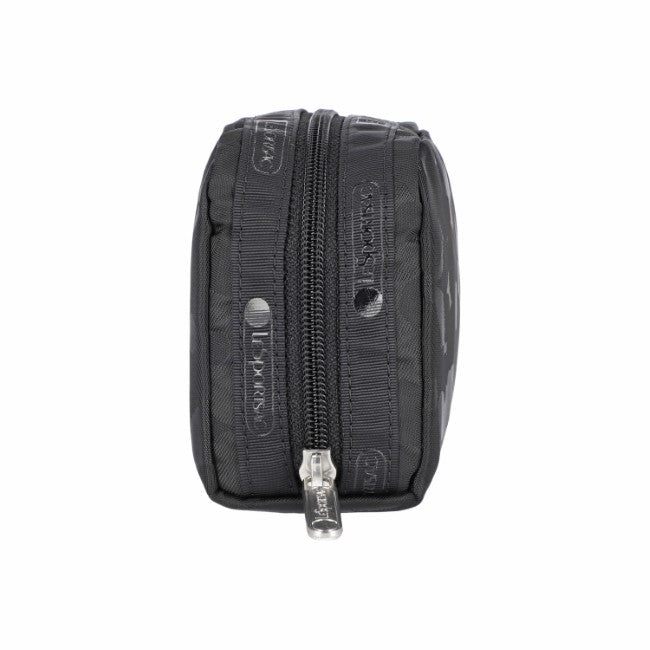 LeSportsac Unisex Rectangular Cosmetic In Black Floral Jacquard - 42627936059694