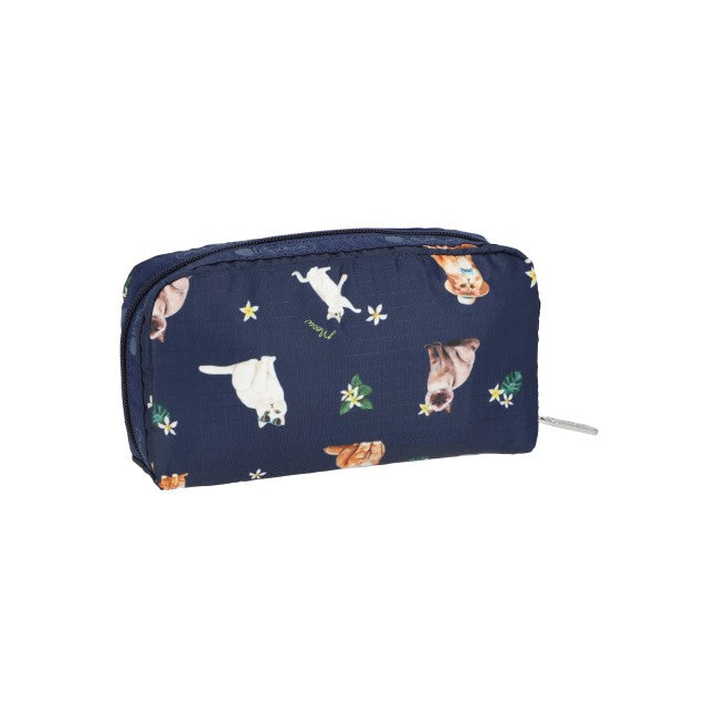 Rectangular Cosmetic In Tropical Meow Cat - 45055207538990
