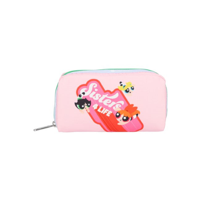 LeSportsac Unisex Pouch Rectangular Cosmetic In Ppg Pink Rect Cosm - 44842205708590