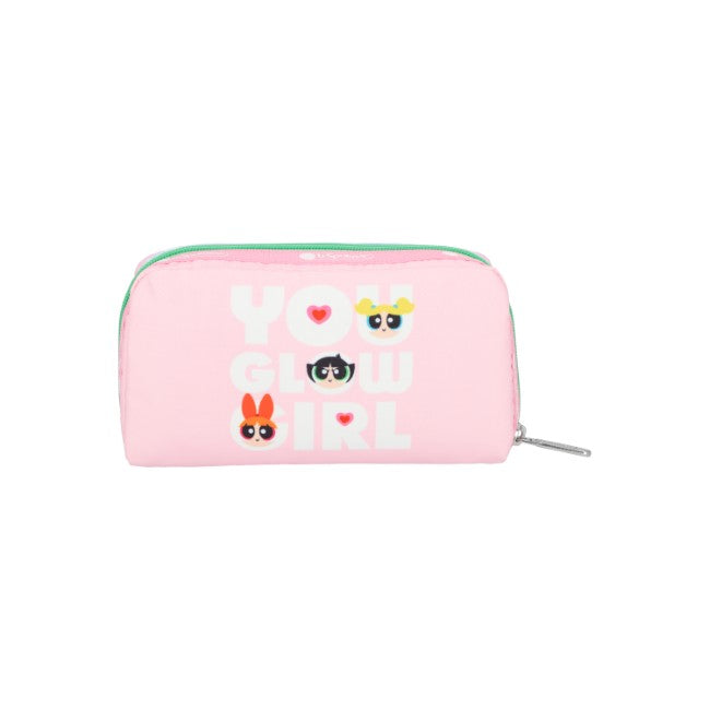 LeSportsac Unisex Pouch Rectangular Cosmetic In Ppg Pink Rect Cosm - 44842205839662