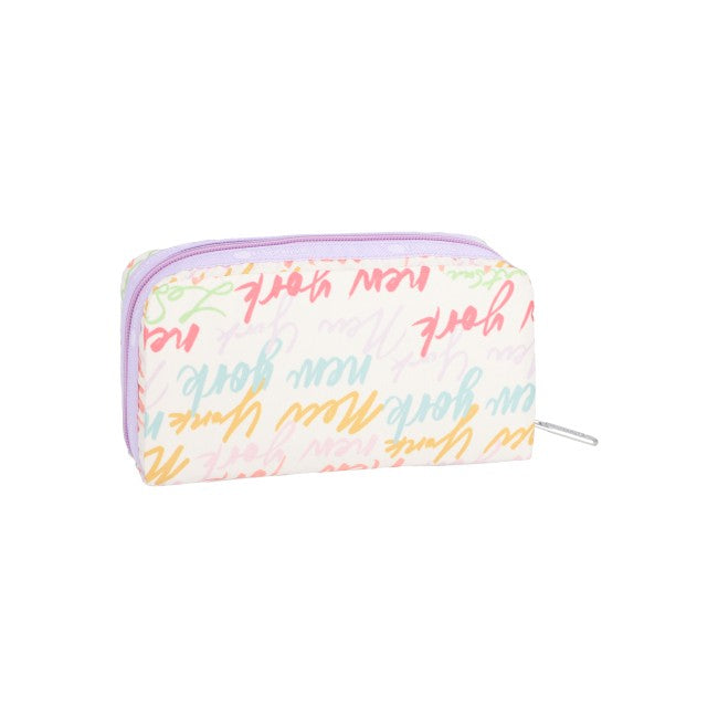 Rectangular Cosmetic In Nyc Script Cream - 45055207801134