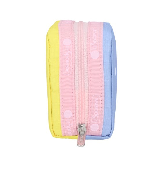 LeSportsac Unisex Pouch Square Cosmetic In Miffy Blue/Yellow Sq - 44039343767854