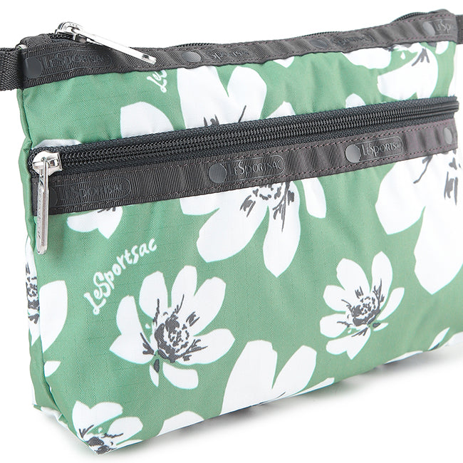 Cosmetic Clutch In Tropical Garden Green - 42171255488814