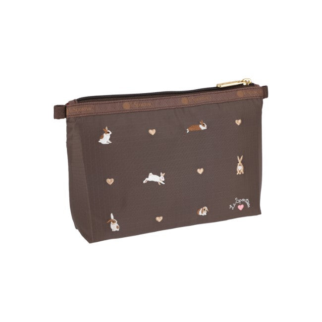LeSportsac Unisex Cosmetic Clutch In Bunny Embroidery - 42627937075502