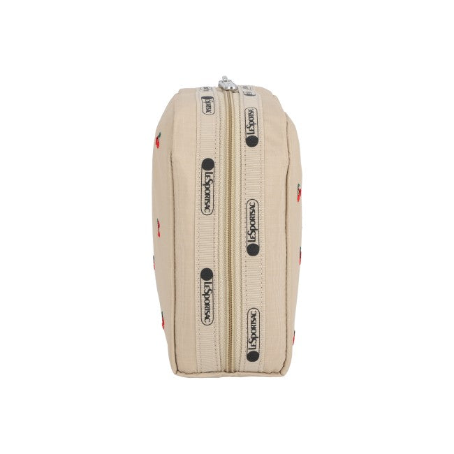 Xl Rectangular Cosmetic In Cherry Embroidery - 45055210881326