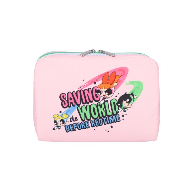 LeSportsac Unisex Pouch Extra Large Rectangular Cosmetic In Ppg Pink/Mint Rect Cosm - 44842214293806