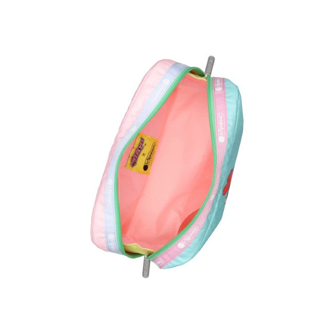 LeSportsac Unisex Pouch Extra Large Rectangular Cosmetic In Ppg Pink/Mint Rect Cosm - 44842214359342