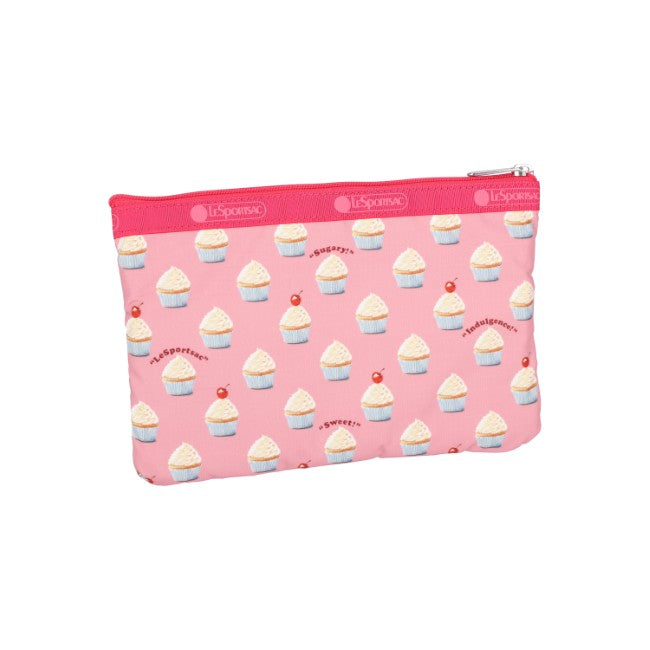 LeSportsac Unisex 3-Zip Cosmetic In Sweet Cupcake Delight - 42627939172654