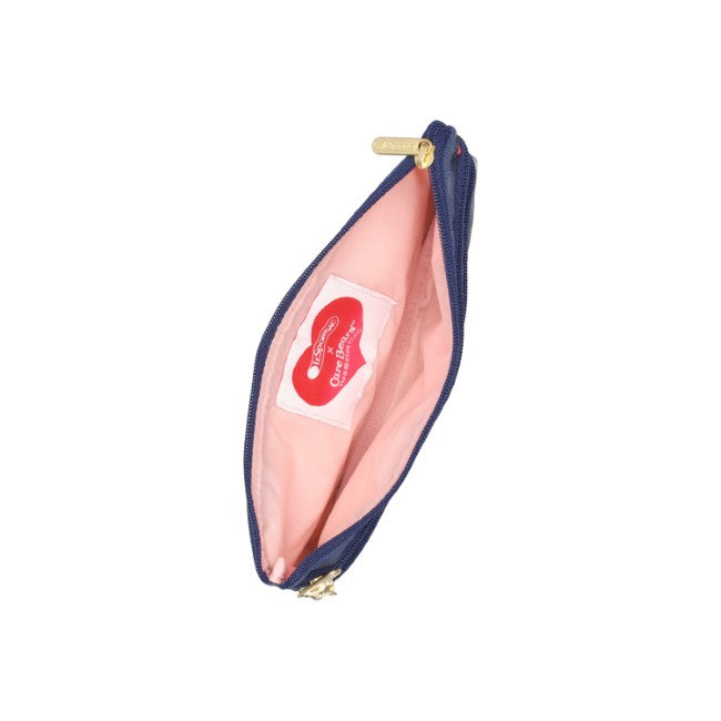 LeSportsac Unisex 3-Zip Cosmetic In Care Bears Dreams Navy - 42627939303726