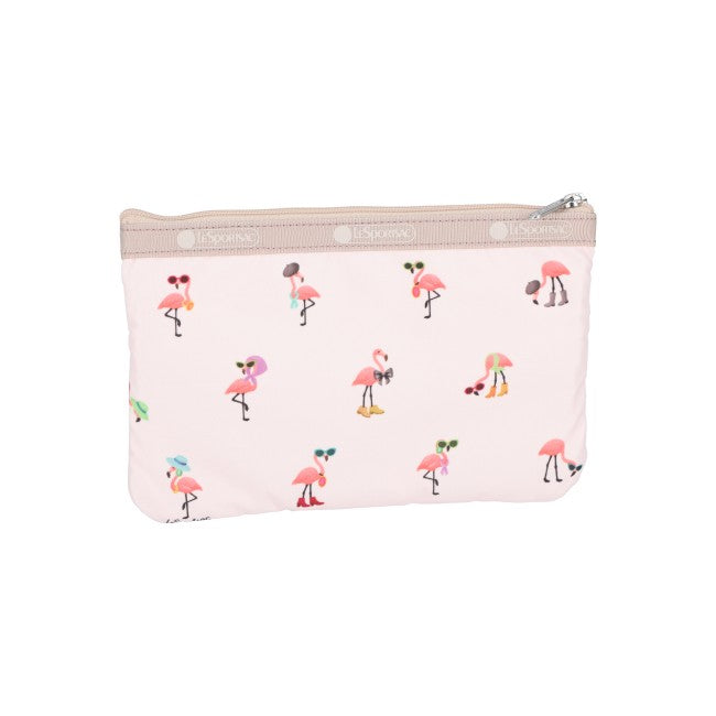 3-Zip Cosmetic In Flamingo Party - 45055210651950
