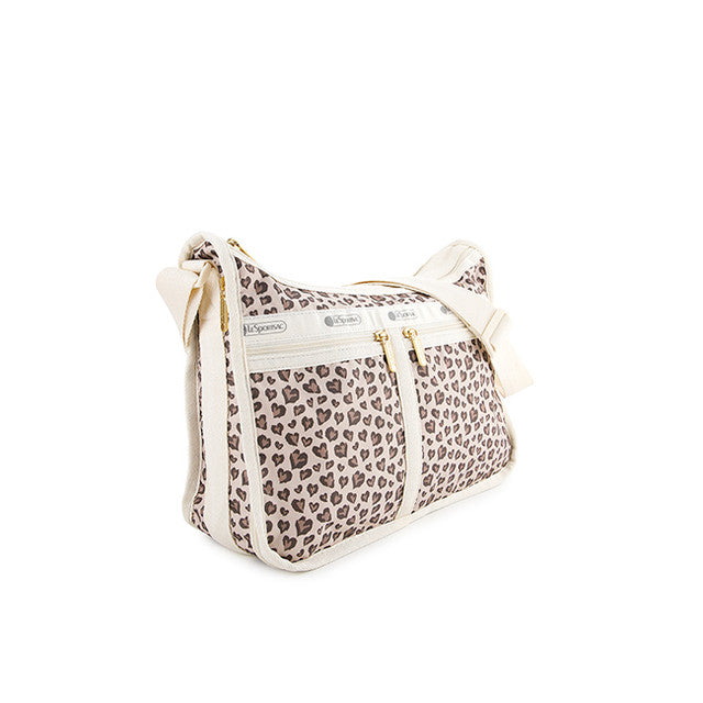 Deluxe Everyday Bag In Latte Heart Leopard - 42071619174702