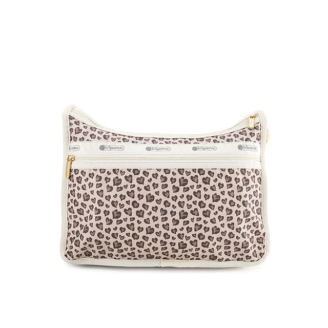 Deluxe Everyday Bag In Latte Heart Leopard - 42071619207470