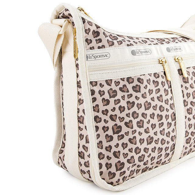 Deluxe Everyday Bag In Latte Heart Leopard - 42071619240238