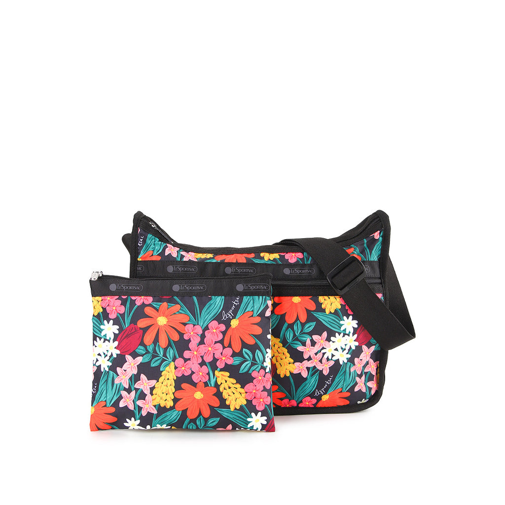 Deluxe Everyday Bag In Bright Garden Blooms - 42129414357294