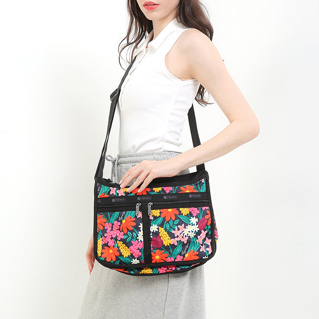 Deluxe Everyday Bag In Bright Garden Blooms - 42129414783278