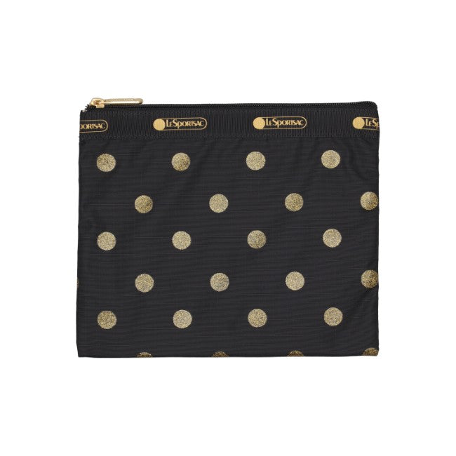 LeSportsac Unisex Deluxe Everyday Bag In Gold Glitter Dots - 44039380926766