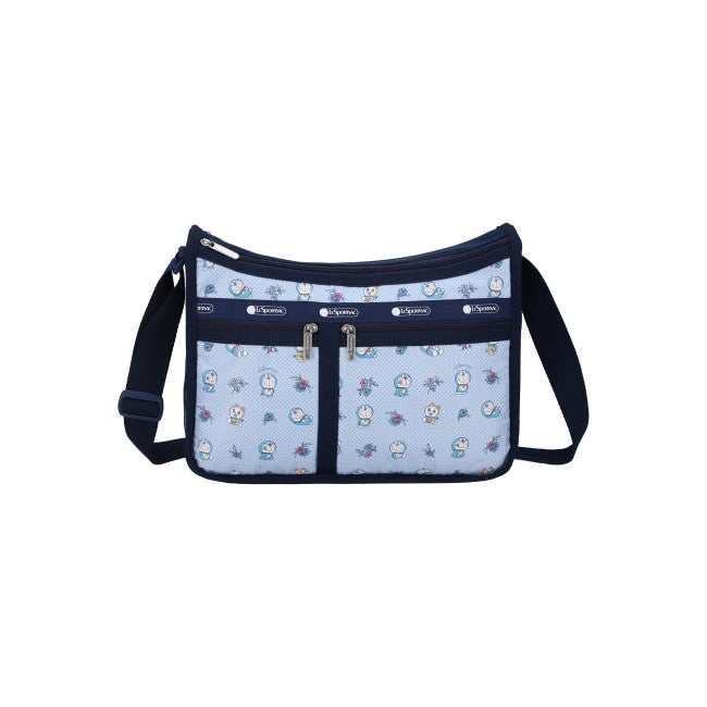 LeSportsac Unisex Deluxe Everyday Bag In Doraemon Floral Delight - 46427940159790