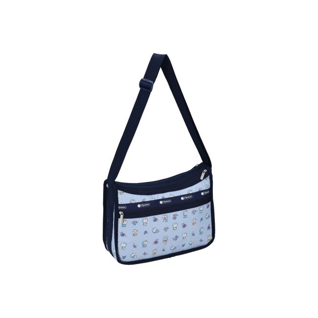 LeSportsac Unisex Deluxe Everyday Bag In Doraemon Floral Delight - 46427940192558