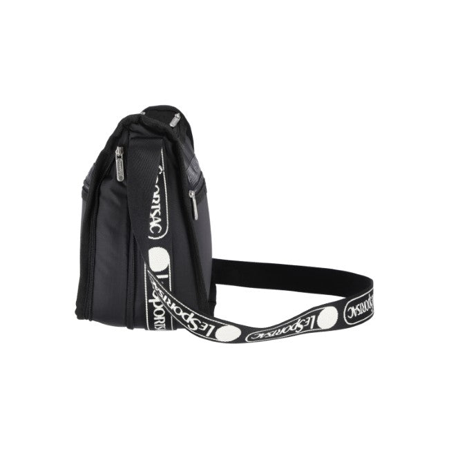 LeSportsac Unisex Deluxe Everyday Bag In Logo Jacquard Black - 42627940843822