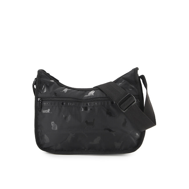 LeSportsac Unisex Classic Hobo In Black Cats - 43367135346990