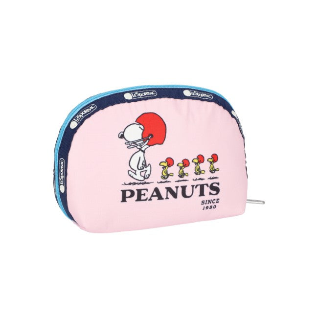 LeSportsac Unisex Pouch Medium Dome Cosmetic In Peanuts Snoopy Dome Cosm - 44039397048622