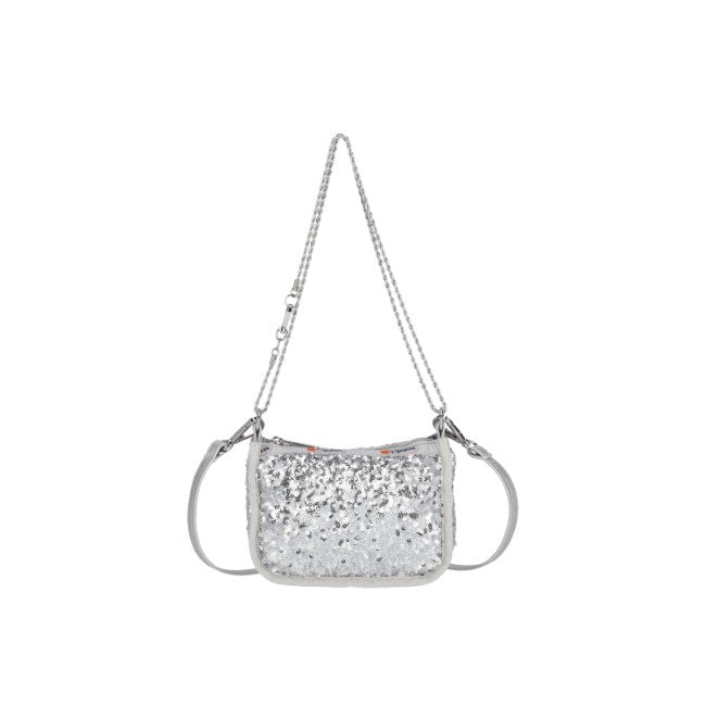 2Way Chain Mini Bag In Cosmic Silver - 42466267496750