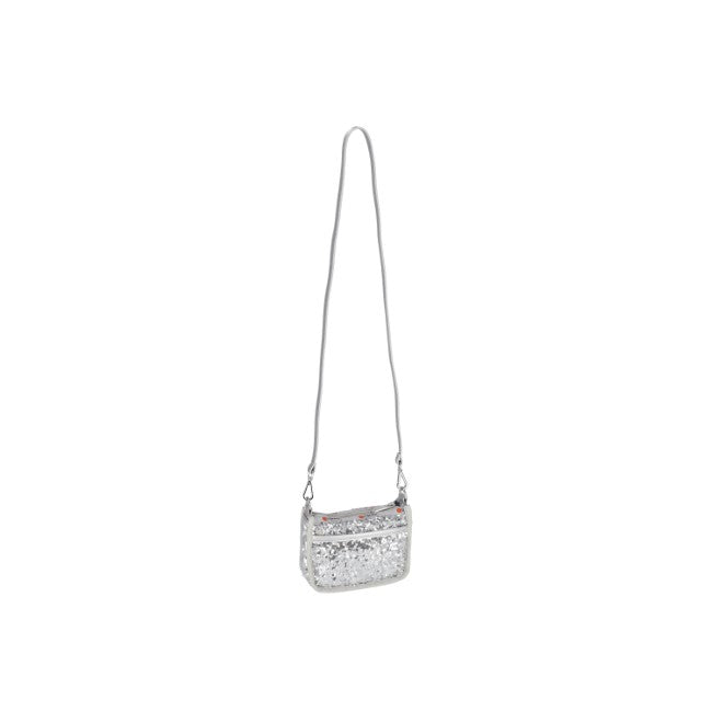 2Way Chain Mini Bag In Cosmic Silver - 42466267529518