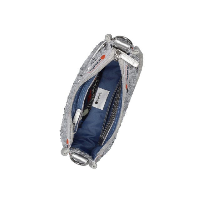 2Way Chain Mini Bag In Cosmic Silver - 42466267562286