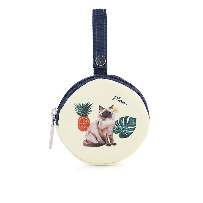 Mini Round Charm In Tropical Meow Cat Mrc - 45428777713966