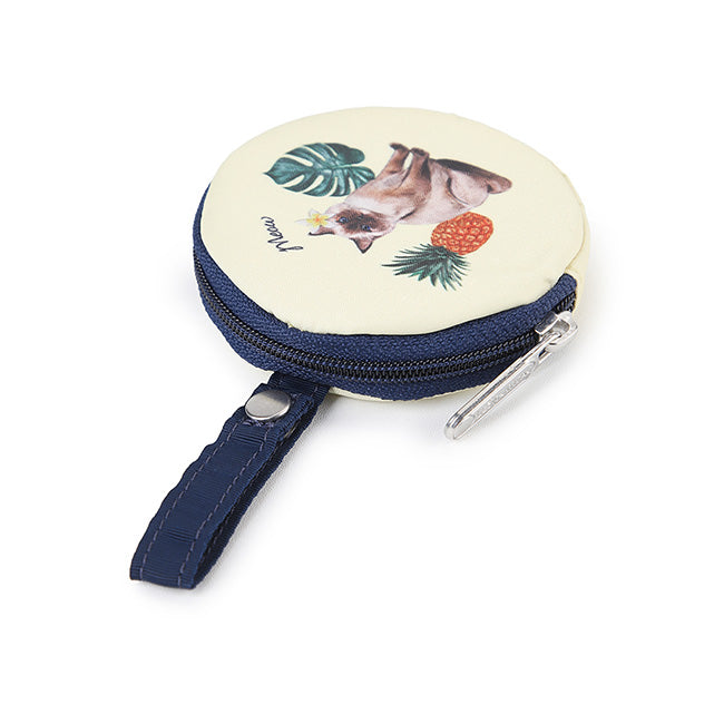 Mini Round Charm In Tropical Meow Cat Mrc - 45428777779502