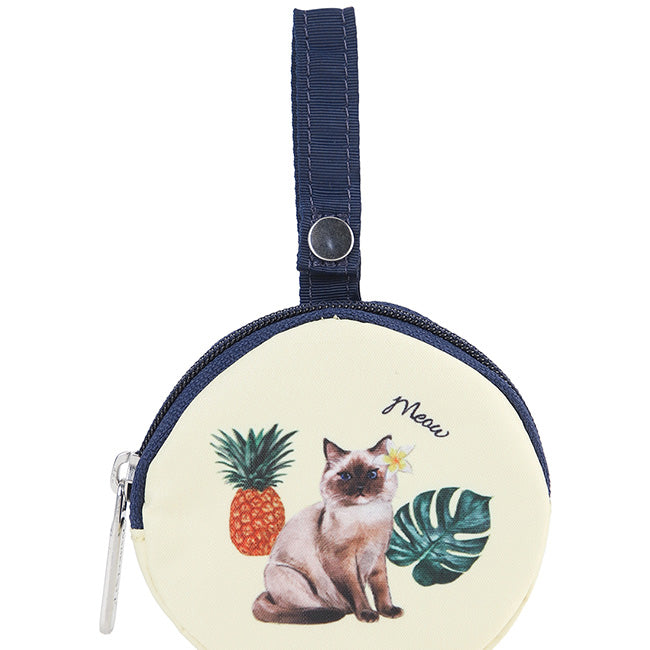 Mini Round Charm In Tropical Meow Cat Mrc - 45428777812270