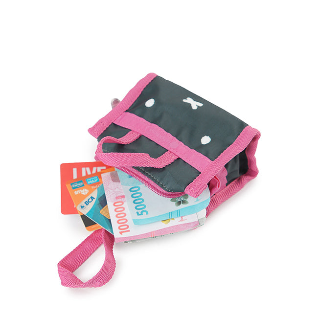 Micro Weekender Charm In Miffy Green/Pink Charm - 46321464475950