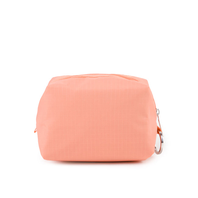 Small Zip Pouch In Coral Punch - 45428848066862