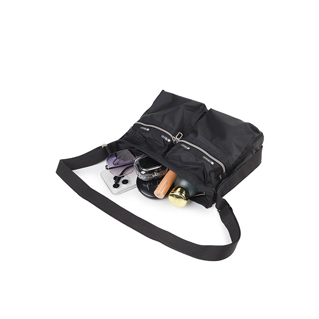 Essential Zip Crossbody In Black C - 45583753183534