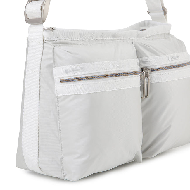 Essential Zip Crossbody In Blanc C - 45584034726190