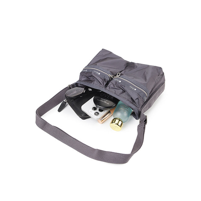 Essential Zip Crossbody In Shadow Grey C - 45584199057710