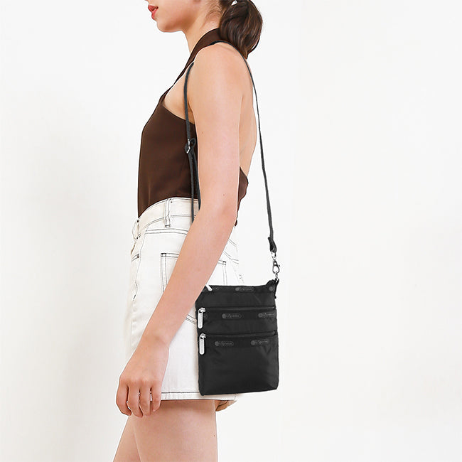 3 ZIP CROSSBODY