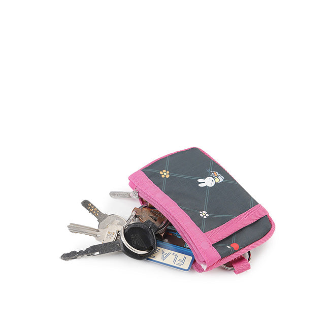 Key Card Holder In Miffy Orchard Green/Pink - 46321339236654